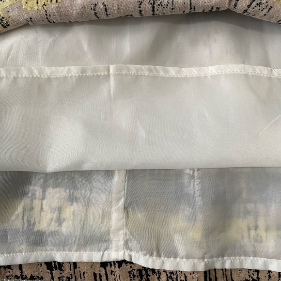 Studio Point Plus Colourful Linen Blend Mid Length Office Work  Skirt- Sz-18 - Picture 9 of 16